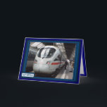 Tysk lång avstånd tåg kort<br><div class="desc">grattis på födelsedagen,  tåg och transportkort designade för pojkar och blodproppar,  perfekt för Pappor,  söner,  unkler och alla som har kärlek hjul.</div>