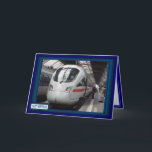 Tysk lång avstånd tåg kort<br><div class="desc">grattis på födelsedagen,  tåg och transportkort designade för pojkar och blodproppar,  perfekt för Pappor,  söner,  unkler och alla som har kärlek hjul.</div>
