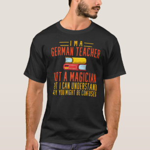 Tysk lärare Tyskland Flagga Language Lesson Studen T Shirt