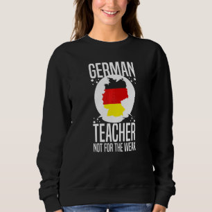 Tysk lärare Tyskland Flagga Språk Lektion Studen T Shirt