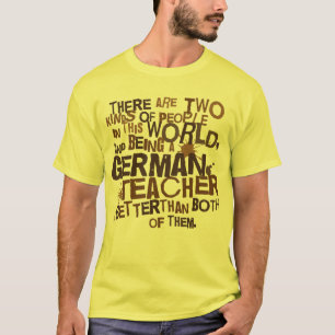 Tysk läraregåva tee shirt