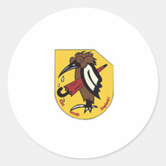 Tysk logotyp för luftvapnet Luftwaffe emblem Runt Klistermärke