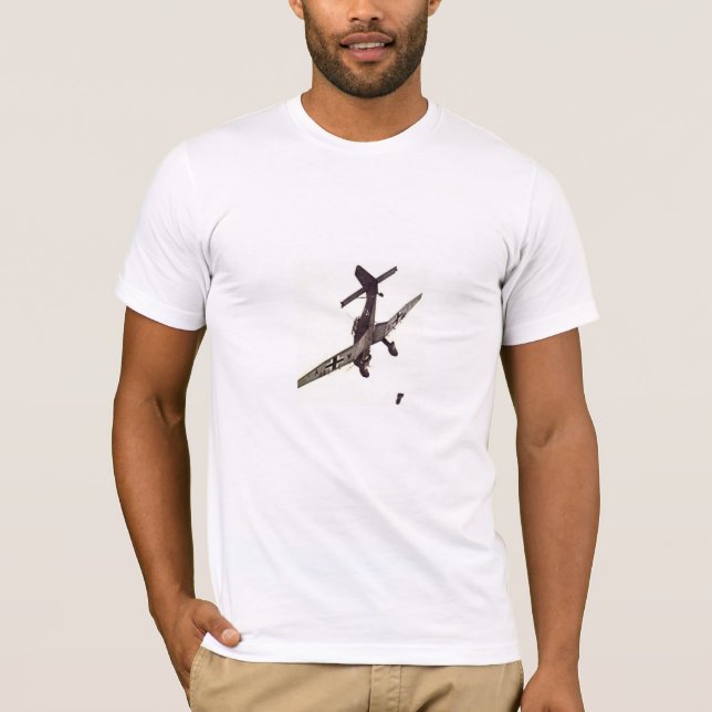 tysk luftwaffe bombarderar tappar tee shirt (Framsida)