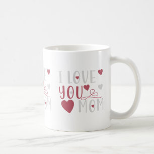 Tysk Mamma Rosa Typografi Hundälskare Kaffe Mugg