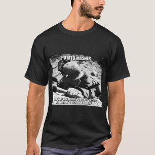 Tysk Masher" T-tröja "för potatis WW2 T Shirt