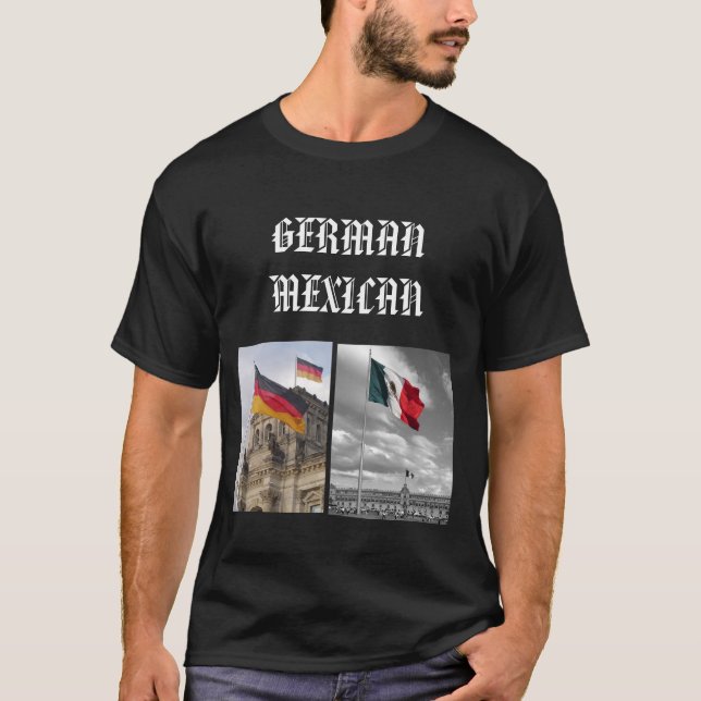 Tysk mexicansk T-tröja Tee Shirt (Framsida)
