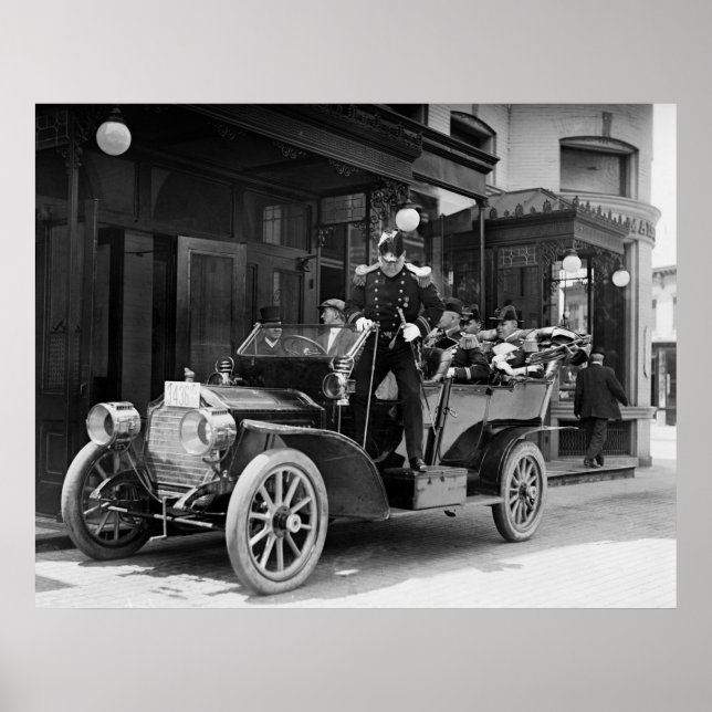 Tysk militär i D.C., 1910-talet Poster (Framsidan)