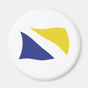 Tysk Minoritet i Norra Schleswig Flagga Magnet