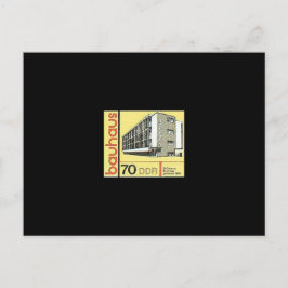 Tysk modernare utformning, arkitektur - Dessau DDR Vykort