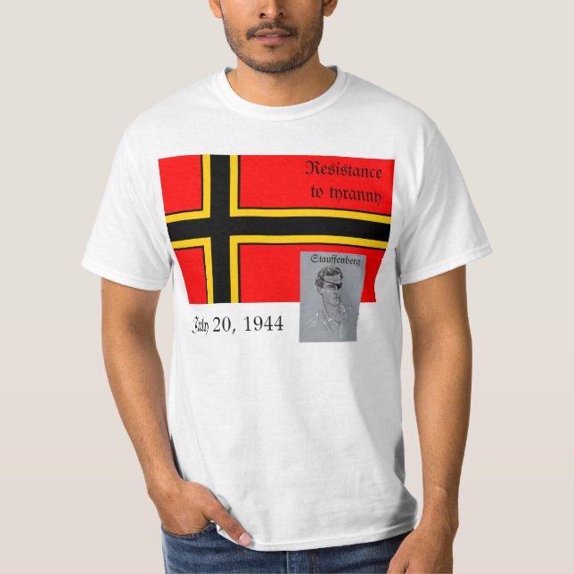 Tysk motståndsvärldskrig 2 tee shirt (Framsida)