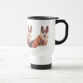 Tysk mugg för kaffe för herdemammapendlare