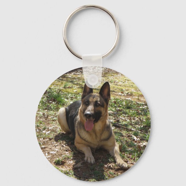 Tysk nyckelkedja för shepherd nyckelring (Framsida)