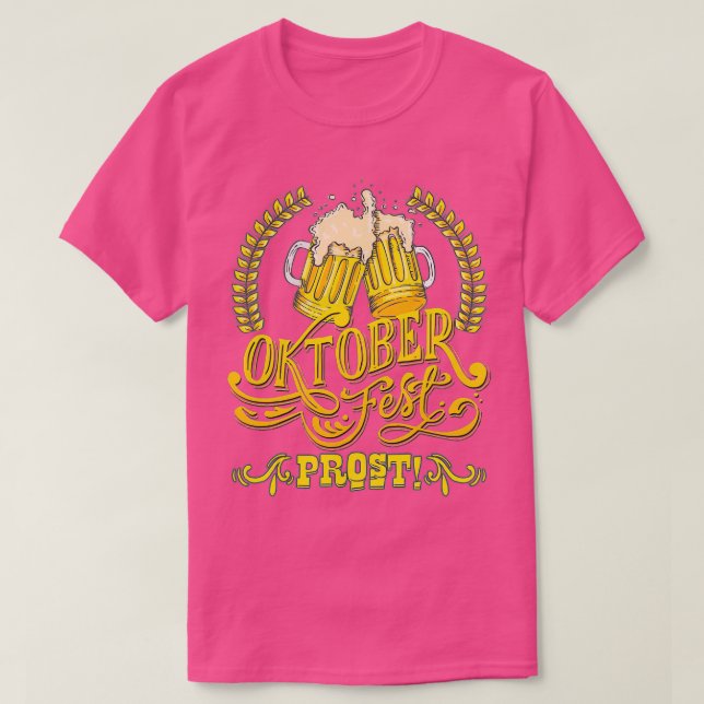 Tysk Oktoberfest Beer Festival Drinking Celebrat T Shirt (Design framsida)