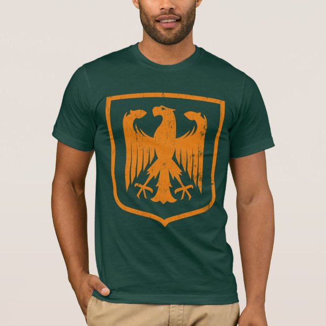 Tysk örn - Deutschland vapensköld T-shirt (Framsida)
