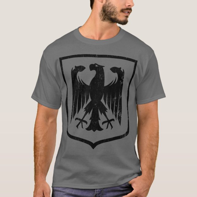 Tysk örn - Deutschland vapensköld T Shirt (Framsida)