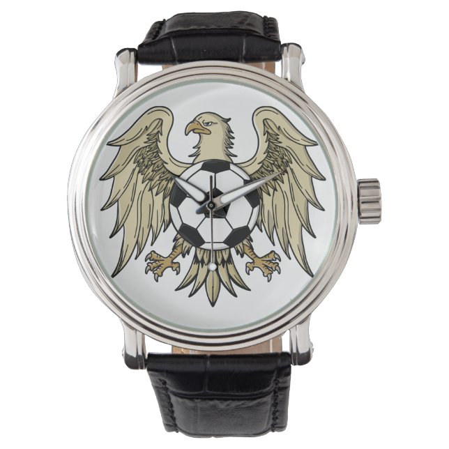 Tysk Örn Heraldisk Vapenrock Armbandsur (Framsida)