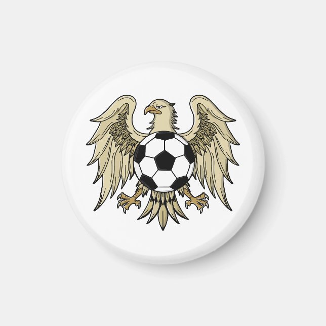 Tysk Örn Heraldisk Vapenrock Magnet (Framsidan)
