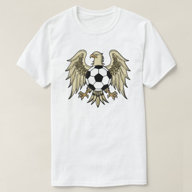 Tysk Örn Heraldisk Vapenrock T Shirt (Design framsida)