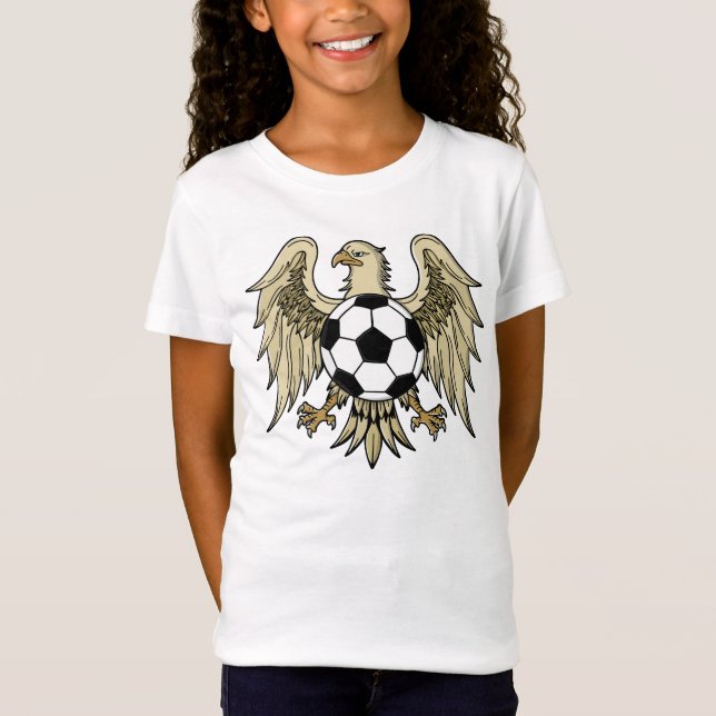 Tysk Örn med Vapen Sköld T Shirt (Framsida)