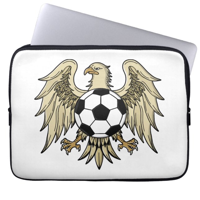 Tysk Örn med Vapenrock Laptop Fodral (Framsidan)