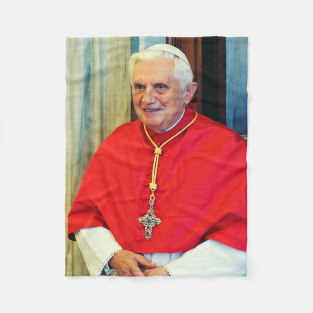 Tysk påve Benedict Fleecefilt (Framsidan)