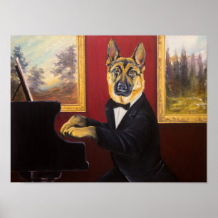 Tysk pianoWaltz för herde   Poster