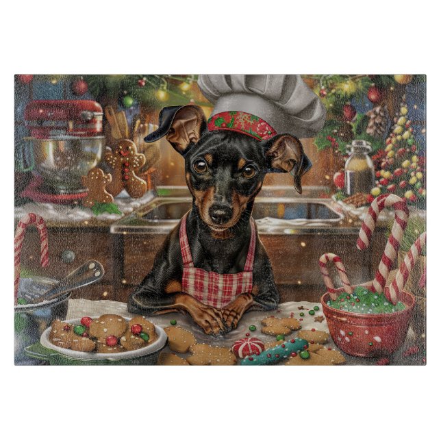 Tysk Pinscher Helgdag Baking: julafton (Framsidan)