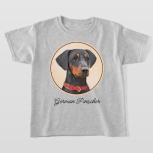 Tysk Pinscher Painting Original Animal Art Art T Shirt