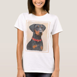 Tysk Pinscher Painting Original Animal Art Art T Shirt