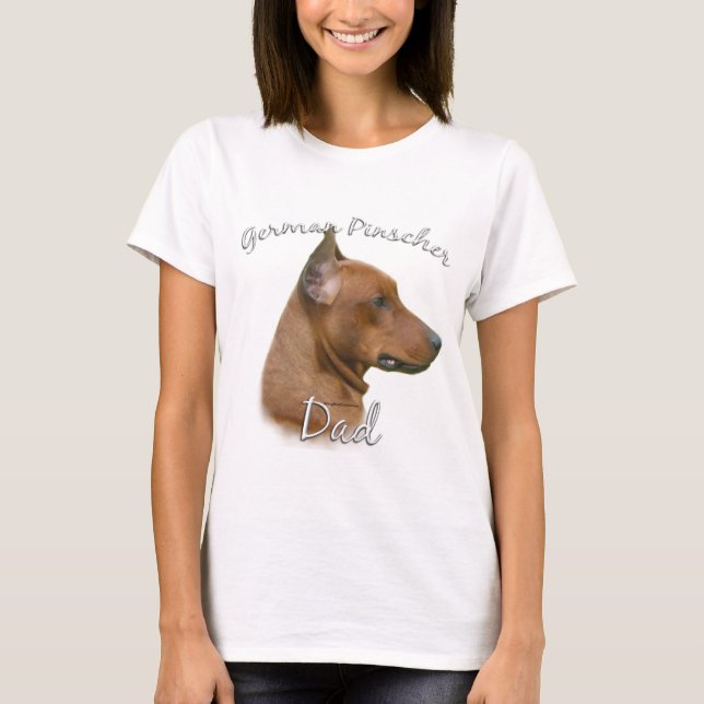 Tysk Pinscher Pappa 2 Tee (Framsida)