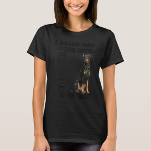 Tysk Pinscher Quote Mamma Pappa Print, Deutscher P T Shirt