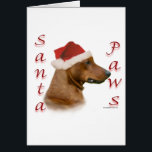 Tysk Pinscher Santa Tassar Hälsningskort<br><div class="desc">Din favoritjultomte hund spelar Jultomten ~ eller Santa Tassar. Den här roligten av AKC hund aveln,  Wire German Pinscher,  gör en unik julklapp på ett t-shirt,  prydnadsbrev,  hälsningskort,  mugg,  klistermärke och mycket,  mycket mer!</div>