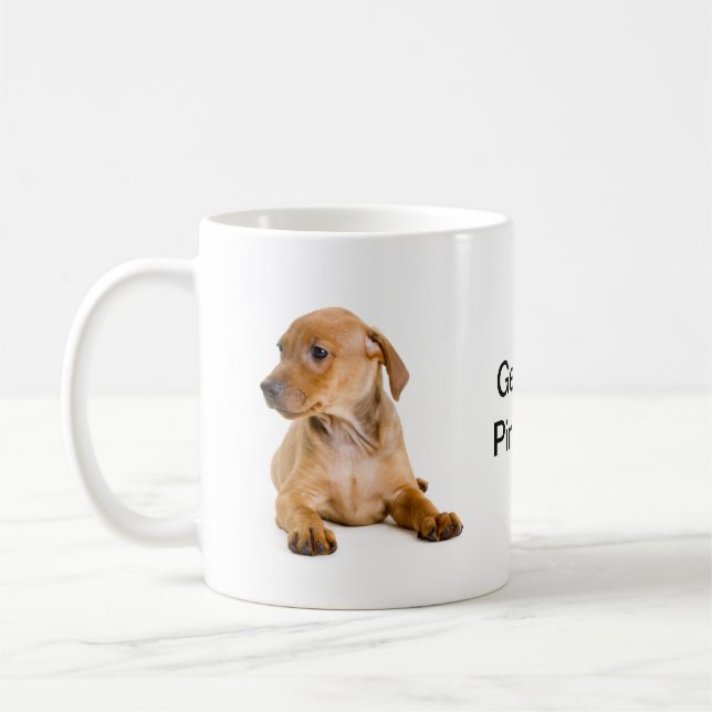 Tysk Pinscherfläktmugg #2 Kaffemugg (Vänster)