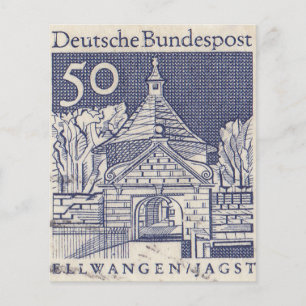 Tysk poststämpel Bundespost