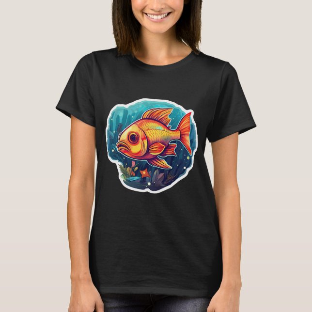 Tysk ram-ciklid t shirt (Framsida)