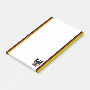 Tysk randflagga post-it block