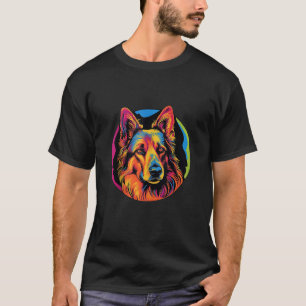 Tysk Rolig hund schepherd Pet Kärlek Mamma Tan T Shirt