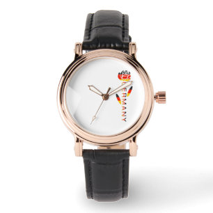 Tysk rosflagga armbandsur