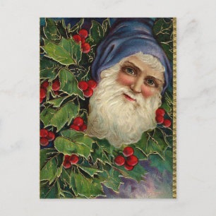 Tysk Santa för vintage vykort