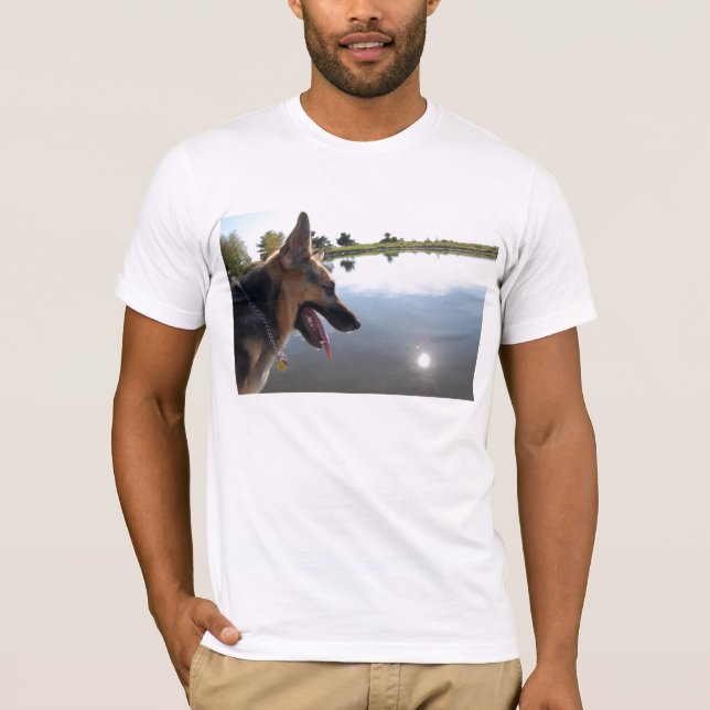 Tysk schackherde/Enjoying the View Tee (Framsida)