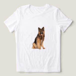 Tysk schackhert,rak utformning av tumlare, hund t shirt