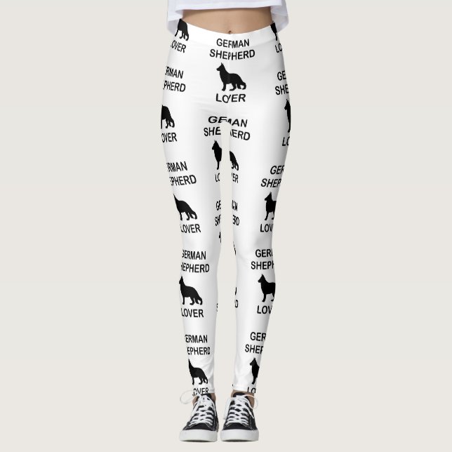 tysk schäferälskare leggings (Framsida)