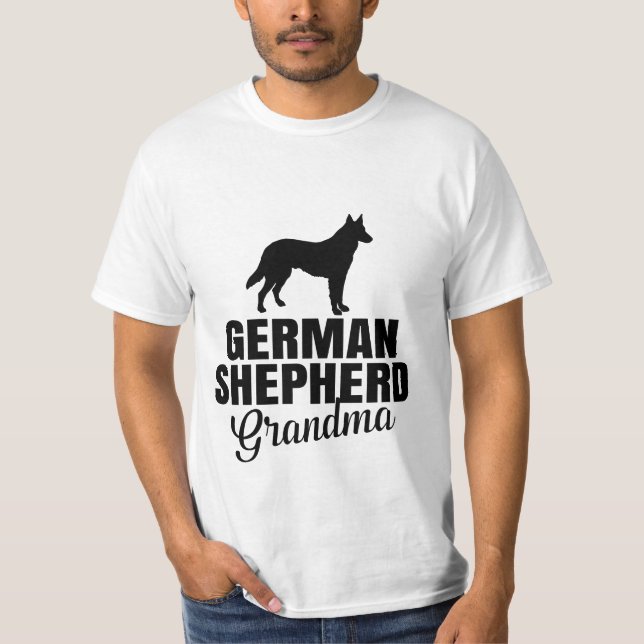 tysk schäferfarmor t shirt (Framsida)