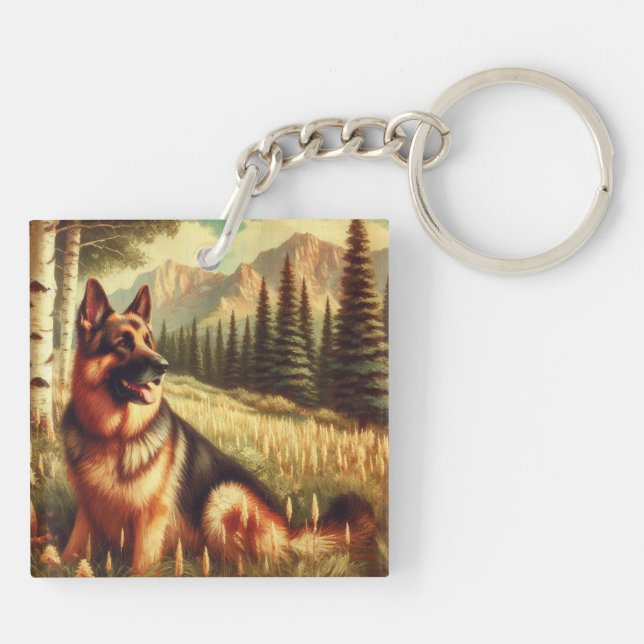 Tysk schäferhund (Baksidan)