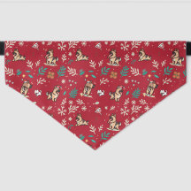 Tysk Schäferhund Bandana Jul Söt Kawaii
