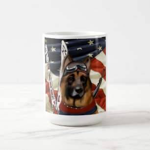 TYSK SCHÄFERHUND BIATHLON KAFFEMUGG