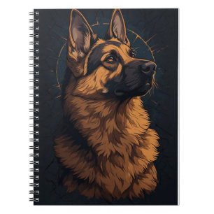 🦴 Tysk Schäferhund Dekorationer Och Gåvor 🦴 Anteckningsbok