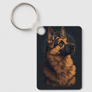 🦴 Tysk Schäferhund Dekorationer Och Gåvor 🦴 Nyckelring