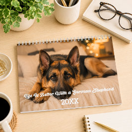Tysk schäferhund foto Livet är Bättre 2027 Kalender