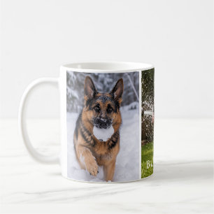 Tysk Schäferhund GSD Foto Namn Kaffemugg